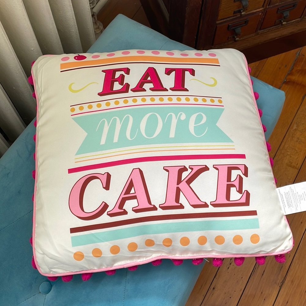 Super cute PJ Salvage pillow!  Cake design